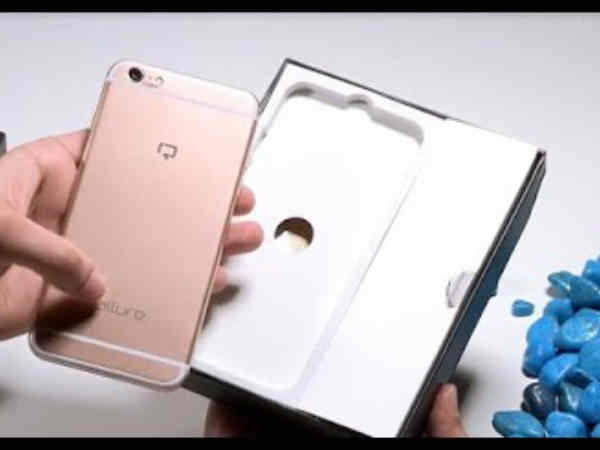 ఐ ఫోన్‌ లాంటి ఫోన్ మార్కెట్లోకి దిగింది 