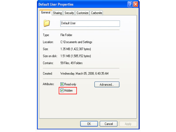 How to Hide a Folder 