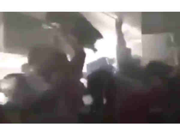 ప్రాణాలు గాల్లో కలుస్తుంటే వీరేం చేస్తున్నారో చూడండి 