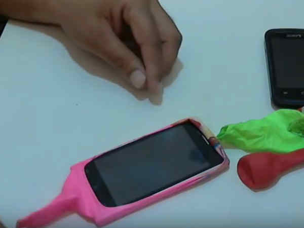 ఫన్నీ ప్రయోగం..బెలూన్‌తో స్మార్ట్‌ఫోన్ కవర్ చేయడం ఎలా..? 
