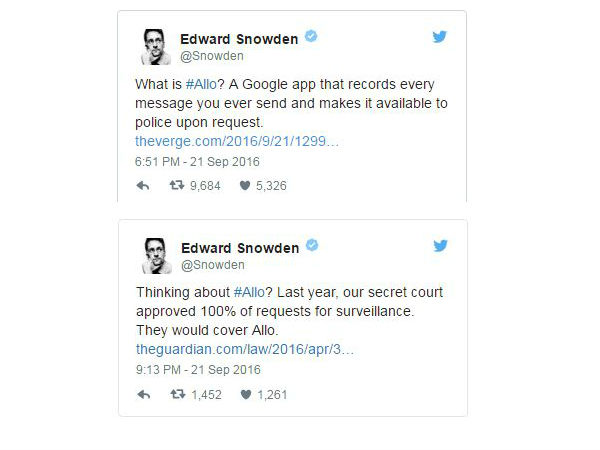 Allo యాప్ పాలసీల ప్రకారం