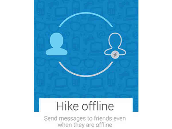 ఆఫ్ లైన్ చాట్ ( Hike Offline )