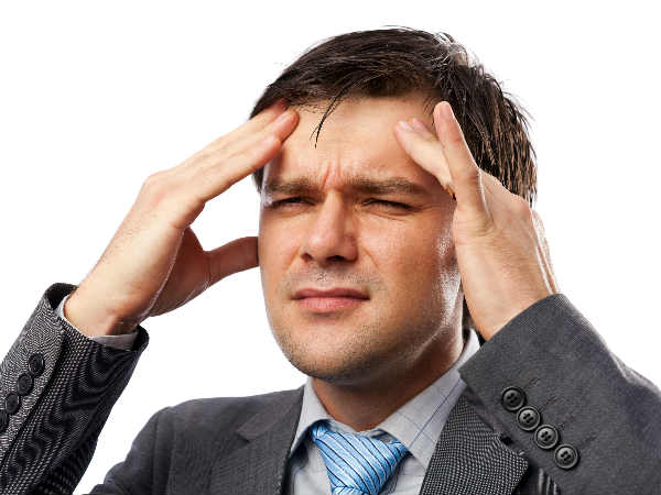 కంటి మంటే, తలపోటు 