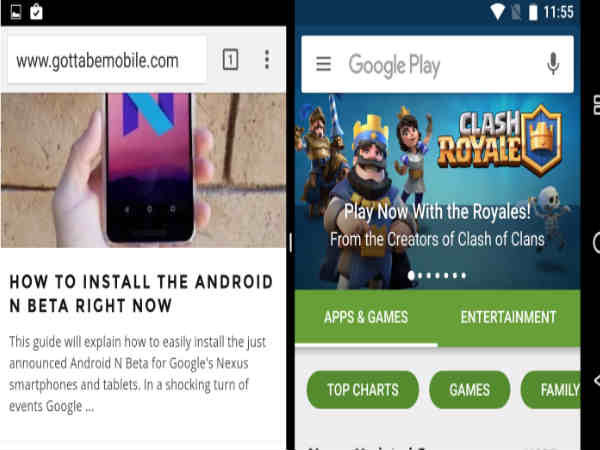 మల్టీ విండో సపోర్ట్ 