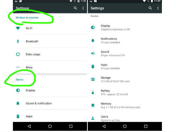 Smarter Settings Menu