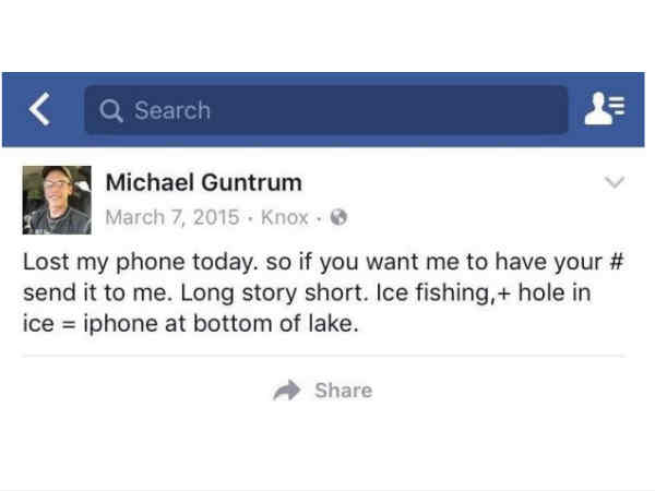  ఐస్ ఫిషింగ్ చేస్తుండగా 