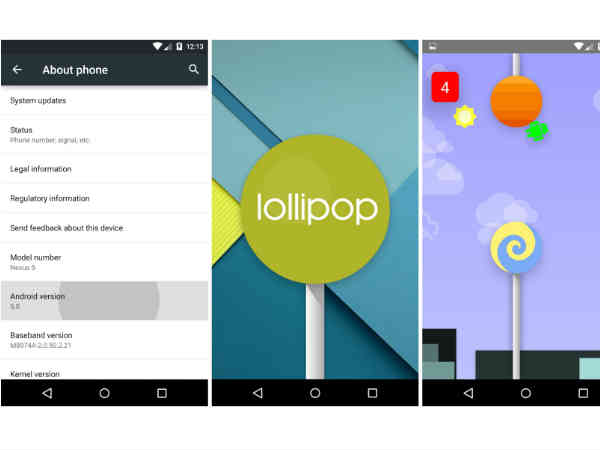 ఆండ్రాయిడ్ 4.0, 5.0 స్మార్ట్ ఫోన్ల ద్వారా