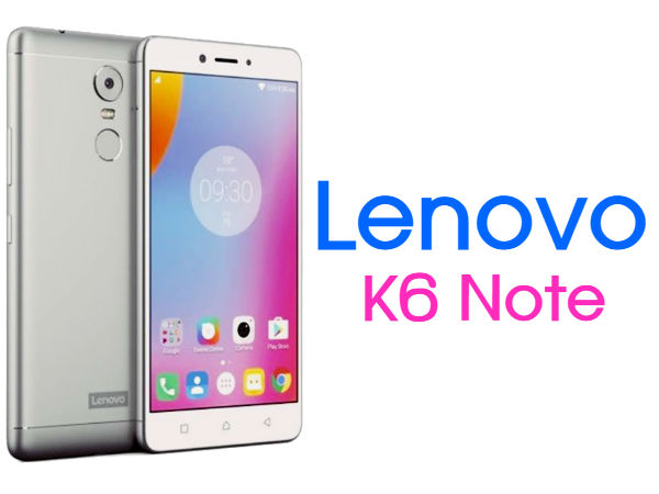 మార్కెట్లోకి లెనోవో కే6 నోట్, శనివారం నుంచి అమ్మకాలు