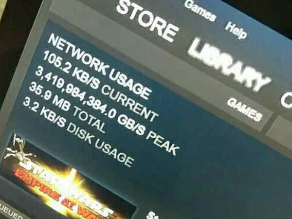 సెకనుకు 105 గిగాబైట్ల వేగాన్ని