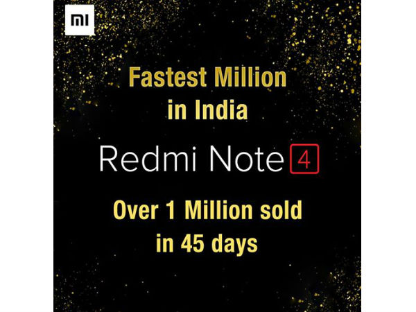 Redmi Note 4 రికార్డుల మోత...