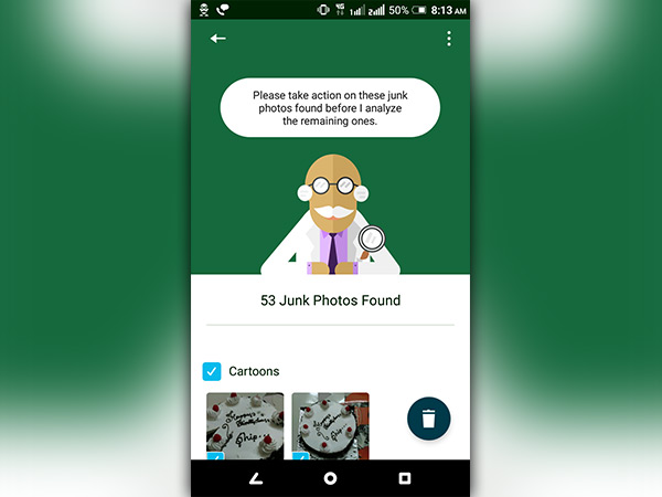 ఎన్ని జంక్ ఫోటోలు ఉన్నాయన్నది తెలిసిపోతుంది