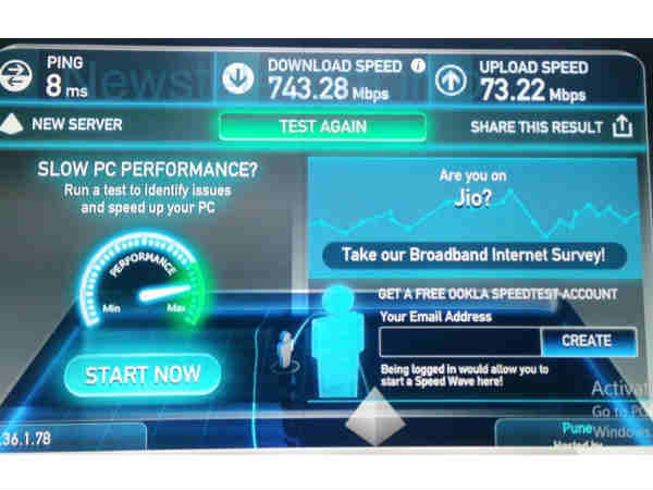  నెట్ స్పీడ్ వివరాలను సోషల్ మీడియాలో...