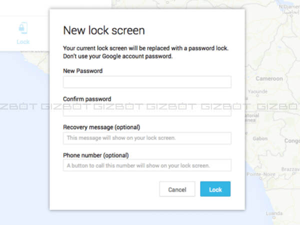 లాక్ ఆప్షన్‌ను సెలక్ట్ చేసుకోవటం ద్వారా..