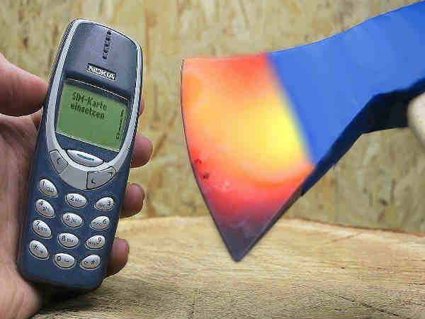 Nokia 3310 vs. Axe
