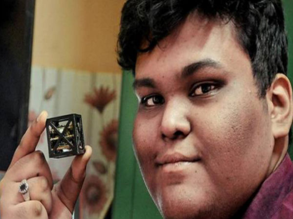 64 గ్రాముల బరువుతో శాటిలైట్, చరిత్ర సృష్టించిన తమిళనాడు కుర్రోడు