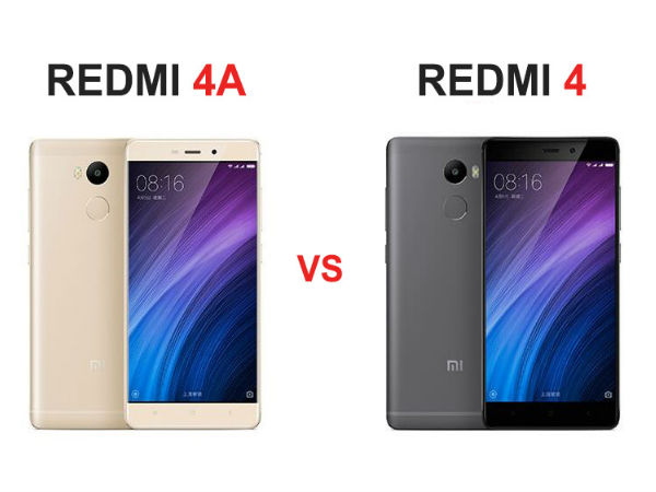 Redmi 4 స్పెసిఫికేషన్స్..