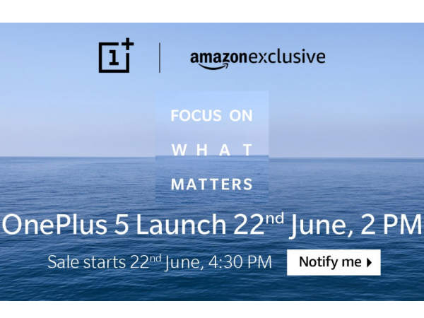 OnePlus 5 Amazon Exclusive