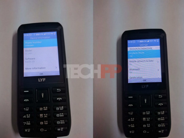 LYF 4G VoLTE స్పెసిఫికేషన్స్ ఈ విధంగా ఉండొచ్చు..