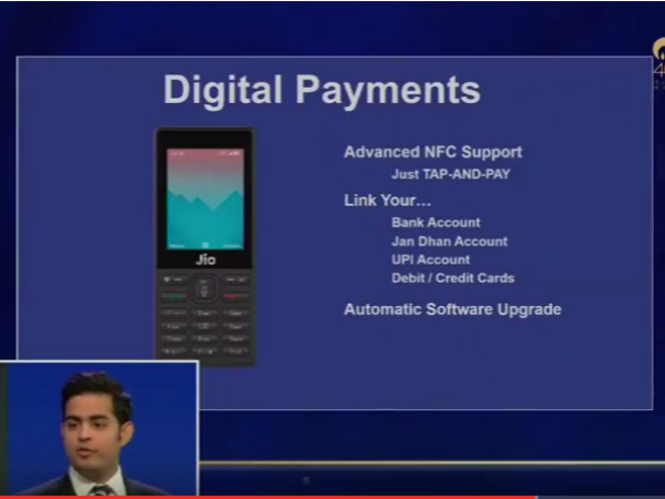 జియో యాప్స్‌ సూట్‌తో పాటు, NFC సపోర్ట్‌ 