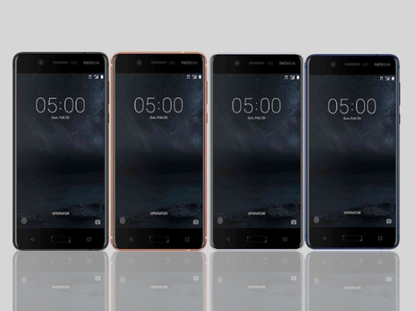 5 కలర్ వేరియంట్‌లలో