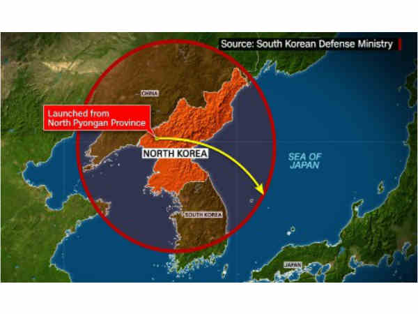 హస్వాంగ్‌-12 రకానికి చెందిన నాలుగు క్షిపణులను