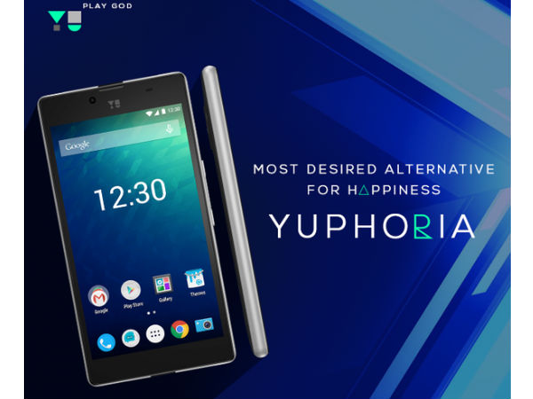 YU Yuphoria YU5010A 4G VoLTE (2GB 16GB White + Champ)