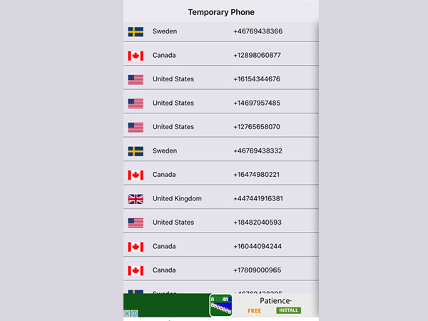 టెంపరరీ ఫోన్ &మెయిల్....