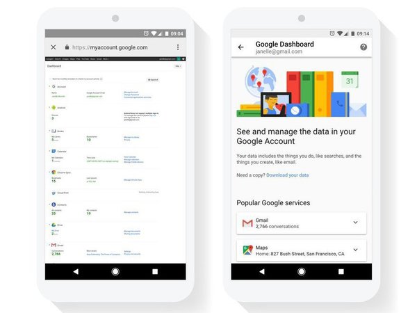 Google plans to redesign its privacy and security dashboard