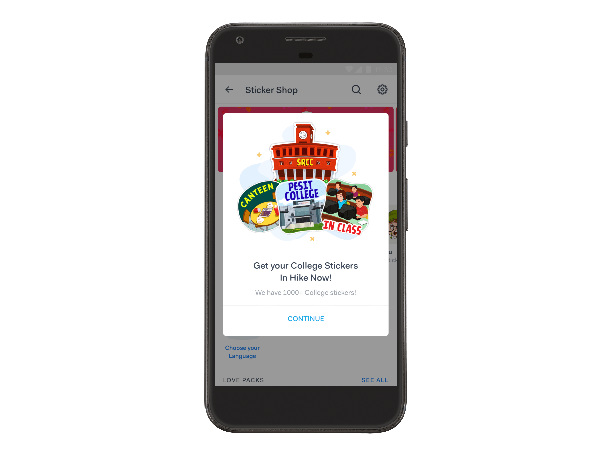 Hike introduces personalized sticker packs for over 500 colleges across India