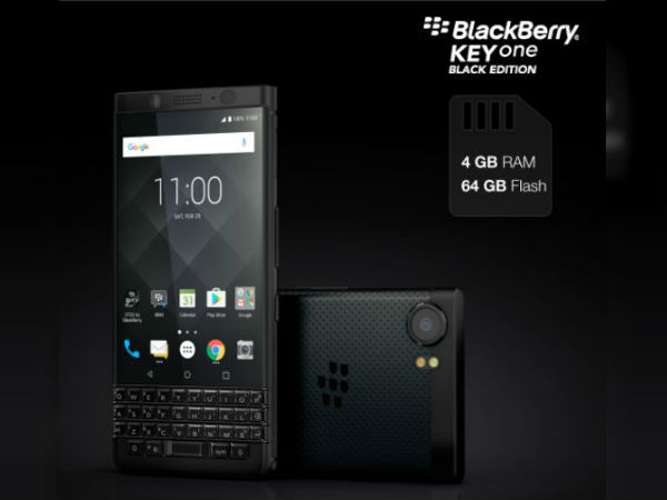 బ్లాక్ ఎడిషన్‌లో బ్లాక్‌బెర్రీ కీవన్ 