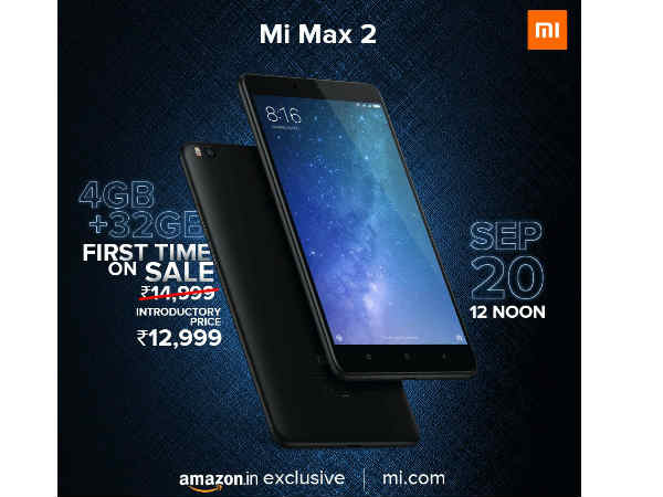 Mi Max 2 ఇప్పుడు 32జీబి వేరియంట్‌లో
