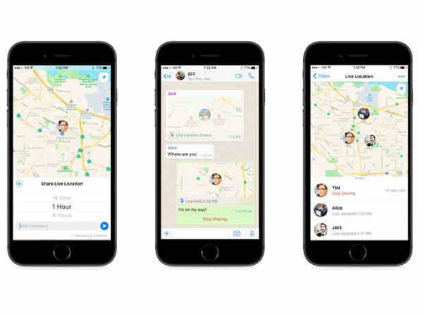 షేర్ లైవ్ లొకేషన్ ..