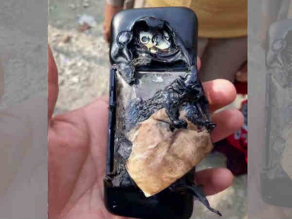 ఫోన్ వెనుక భాగం పూర్తిగా పాడైపోగా