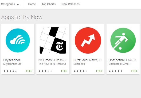Google’s new ‘Try now’ button will allow you to check apps without installing