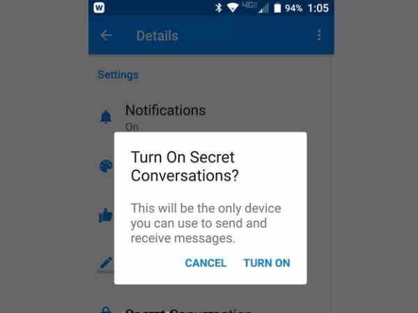 Have a secret conversation