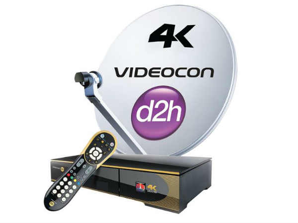 Videocon d2h  4k Ultra HD Box