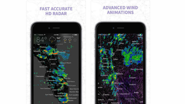 my radar pro weather radar (Android/iOS, Free/$2.99)