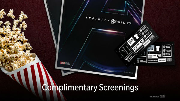 6,000 complimentary movie tickets