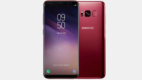 Samsung Galaxy S8 Burgundy Red variant