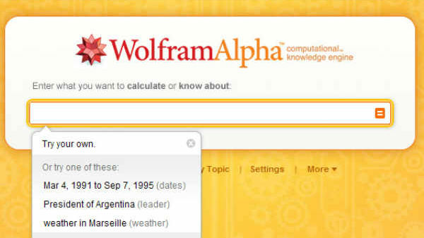 వోల్ఫ్రమ్ ఆల్ఫా (www.wolframalpha.com)