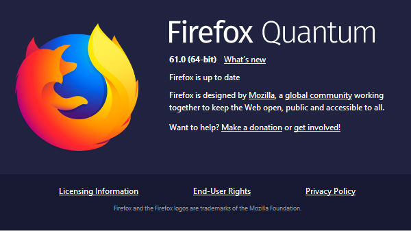 విప్లవాత్మక ఫీచర్లతో Firefox 61 విప్లవాత్మక ఫీచర్లతో Firefox 61