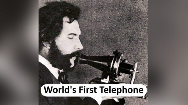 World's First Telephone 