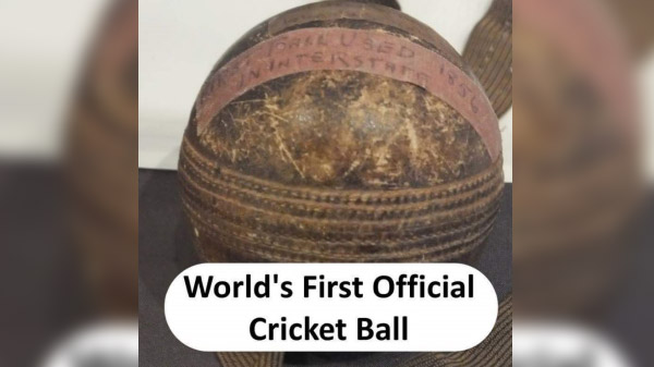 World's First Official Cricket Ball