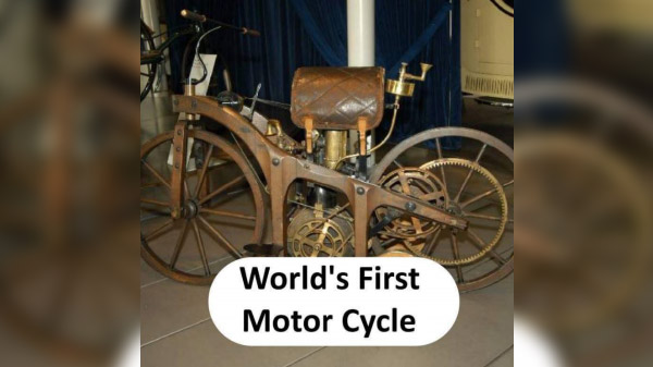 World's First Motor Cycle  