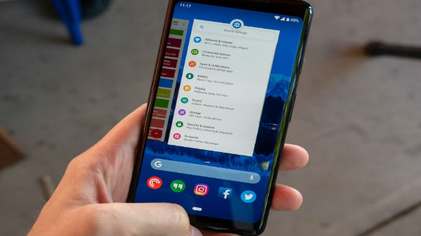 Android Pie like one button navigation gestures