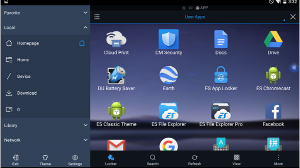 file explorer యాప్ ద్వారా..