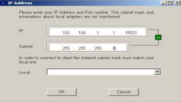 ఐపీ అడ్రస్ వివరాలను ఎంటర్ చేయటం ద్వారా..