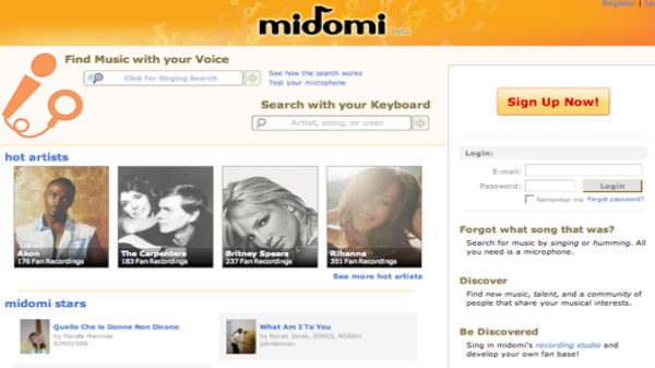 మైడోమై (Midomi)