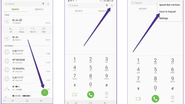 ఛేంజ్ ఓపెన్ మోడ్ ఆఫ్ ఫోన్ యాప్