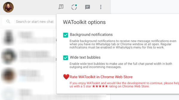 WAToolkit Extension